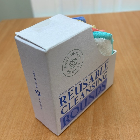 New Anthropologie Reusable Cleansing Rounds Bamboo Facial Pads, Set of 6!!🔥🔥🔥 - Picture 15 of 16